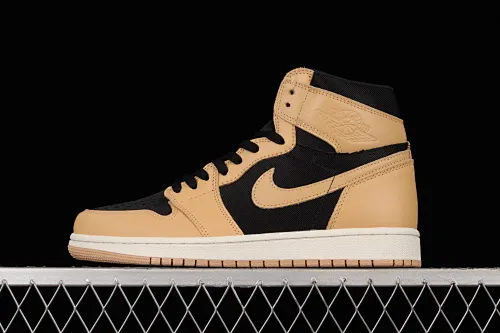 All categories Air Jordan Jordan series basketball shoes Air Jordan 1 High Air Jordan 1 "Obsidian" AJ1 Joe 1 milk brown high-top basketball shoes 555088-202